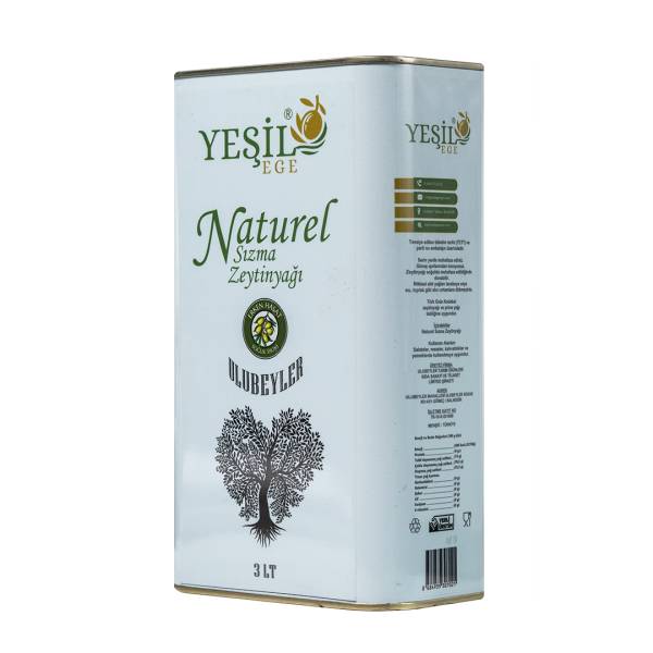 Yeşil Ege - Ayvalık Erken Hasat Soğuk Sıkım Zeytinyağı 3000 ML