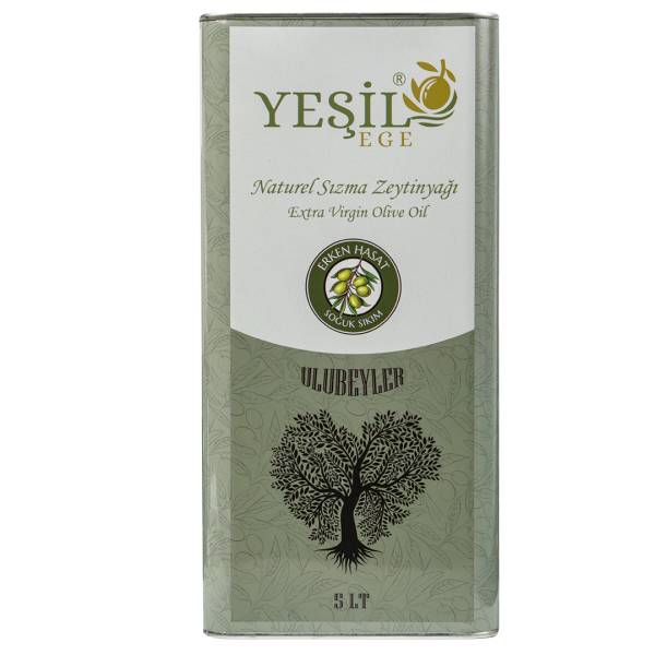 Yeşil Ege - Ayvalık Erken Hasat Soğuk Sıkım Zeytinyağı 5000 ML