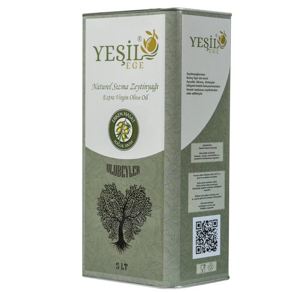 Yeşil Ege - Ayvalık Erken Hasat Soğuk Sıkım Zeytinyağı 5000 ML