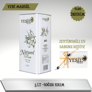 Ayvalık Soğuk Sıkım Naturel Sızma Zeytinyağı 5000 ML (2025-2026)