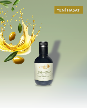 Yeşil Ege Erken Hasat Soğuk Sıkım Naturel Sızma Zeytintağı 250 ML Cam Şişe