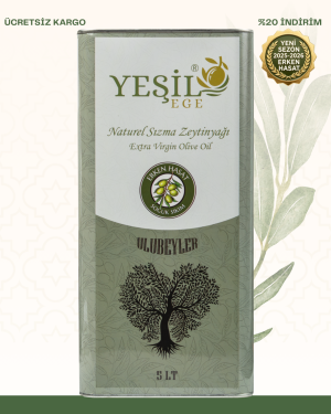 Yeşil Ege Erken Hasat Soğuk Sıkım Zeytinyağı